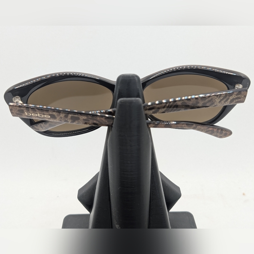 Bebe Cat-Eye Sunglasses with Leopard Accents - Picture 3 of 7